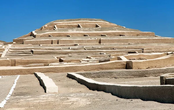 Nazca Piramide Archeologische Vindplaats Cahuachi Nazca Woestijn Van Peru — Stockfoto