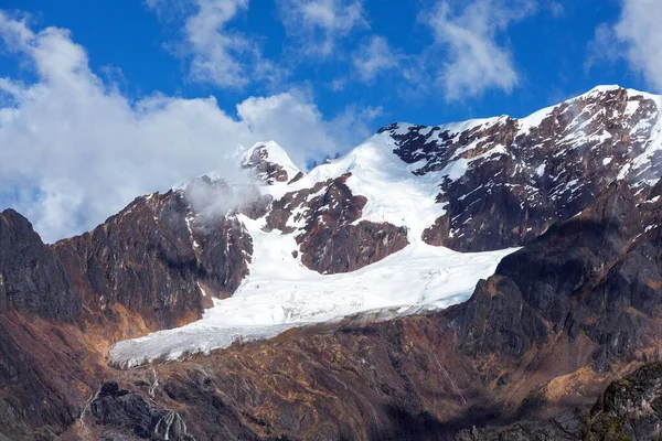 Vista Sulle Montagne Glaciali Dal Sentiero Trekking Choquequirao Zona Cuzco — Foto Stock