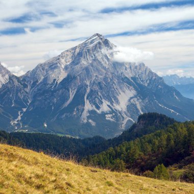 Monte Antelao, Güney Tirol, Dolomites dağları, İtalya, dağ manzarası