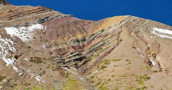 Montañas Arco Iris Vinicunca Montana Siete Colores Región Del Cuzco — Foto de Stock
