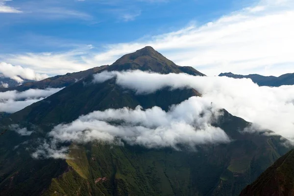 Vista Desde Sendero Choquequirao Área Cusco Área Machu Picchu Andes — Foto de Stock