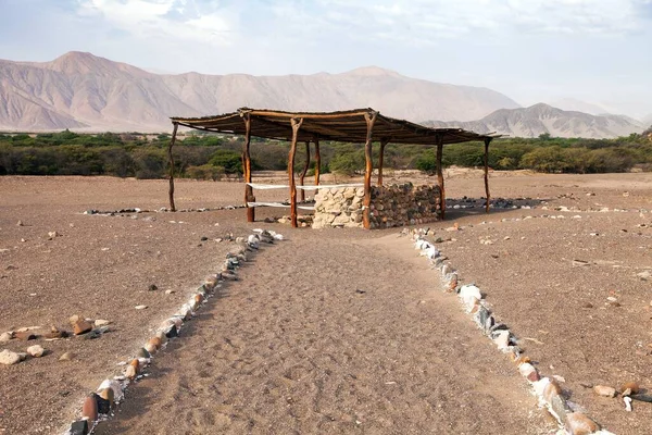 Scavi Storici Del Cimitero Della Civiltà Preinca Nazca Chauchilla Nazca — Foto Stock