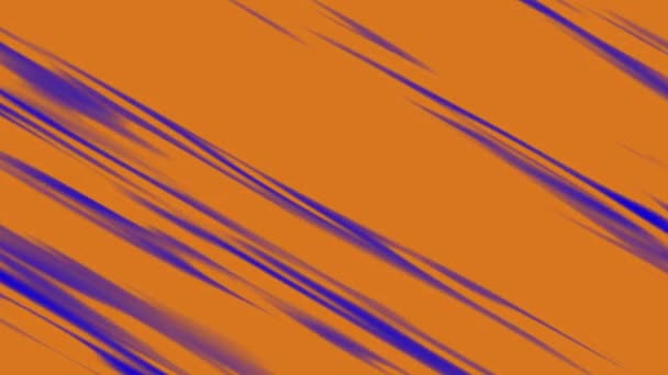 Fractal Προφύλαξη Οθόνης Looped Χρώμα Κινούμενο Φόντο Πορτοκαλί Και Μπλε — Αρχείο Βίντεο