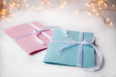 iki tebrik kartları yakın çekim