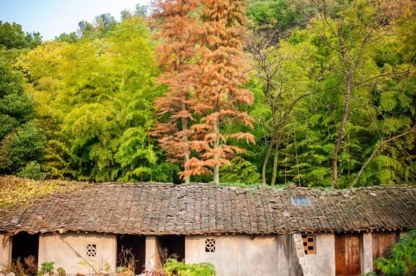 古代中国の家の瓦屋根 — ストック写真