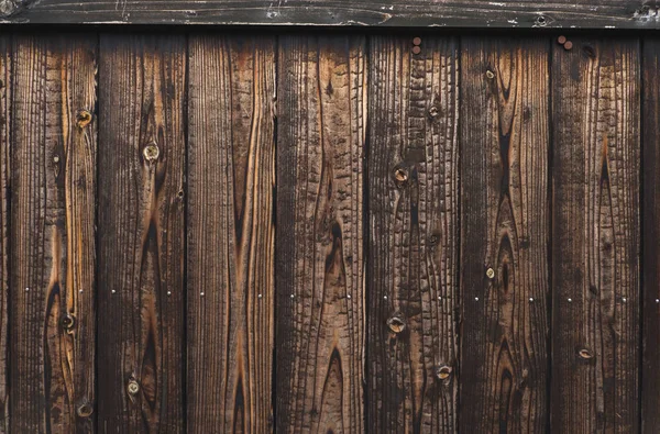 Fondo rústico puerta de madera negro — Foto de Stock