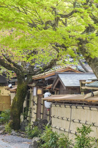 Puerta Delantera Tradición Japonesa Antigua Casa —  Fotos de Stock