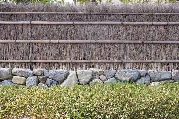 日本的纸莎草墙 — 图库照片