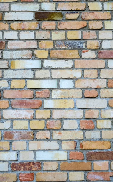 Rusty Orange Brick Wall Background — Stock Photo, Image