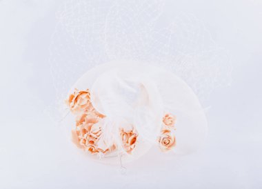 Hairgrip beyaz arka plan izole peçe ile