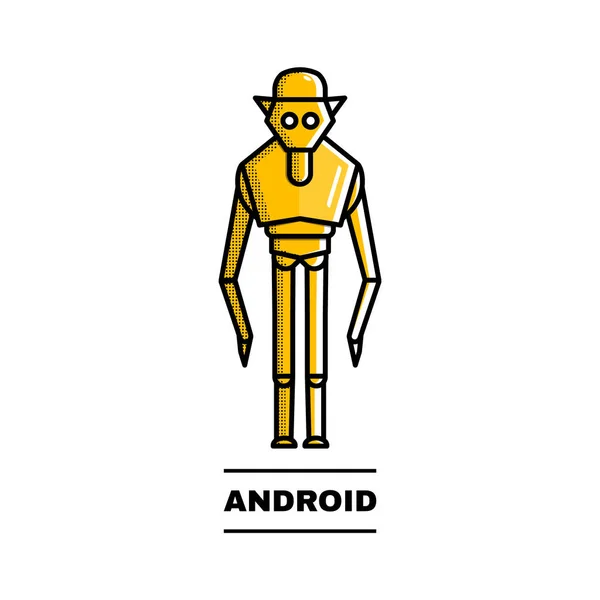 Dostane robot Android. Gelecekte yapay zeka kavramı