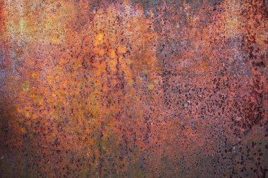 Eski paslı grunge metal duvar arka plan