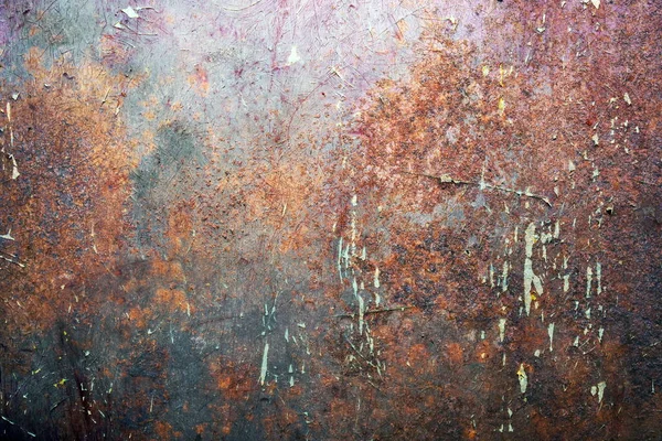 Background Old Rusty Grunge Metal Wall — Stock Photo, Image