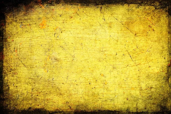 Yellow Grunge Background Scratches — Stock Photo, Image