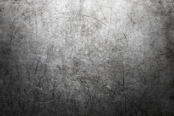 Old Scratched Metal Texture Steel Background — Stock Photo, Image