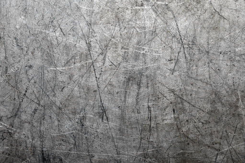 Textura de metal rayado antiguo, fondo de acero 2023