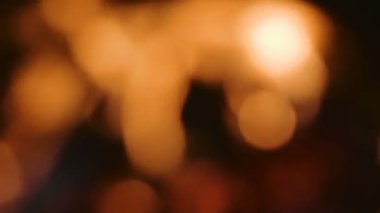 ufuk şömine bokeh etkisi ile