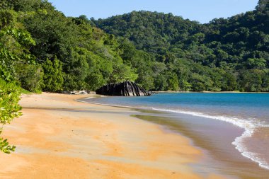 Beautiful dream paradise beach, Madagascar clipart