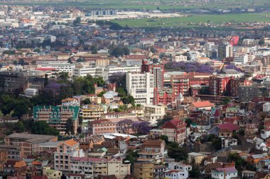 Madagaskar Antananarivo cityscape, Tana, başkenti
