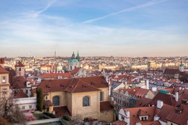Aralık advent Prag cityscape fotoğraf