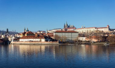 Cathedral St. Vitus, Prag Kalesi ve Vltava Nehri