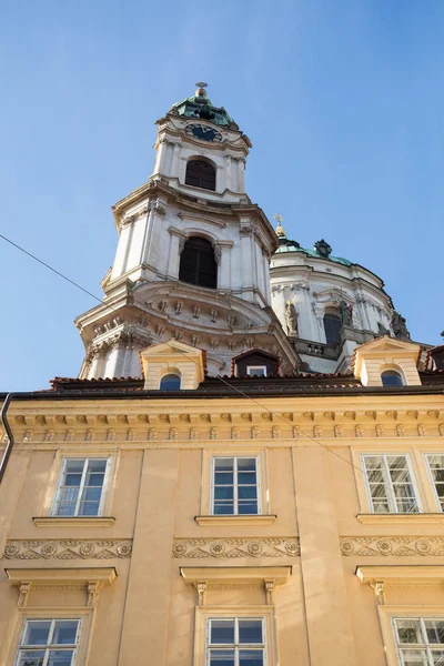Iglesia de San Nicolás (Mala Strana) Praga — Foto de Stock