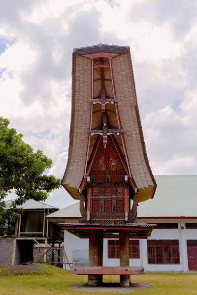 Toraja ethnic architecture, Bitung City — Stock Photo, Image