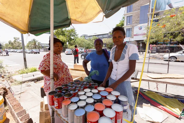 Mercato in strada a Francis Town, Botswana — Foto Stock