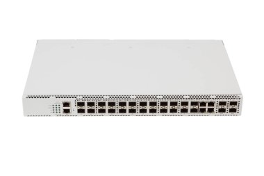 Gigabit Ethernet switch with SFP slot clipart