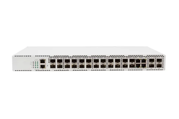 Interruttore Ethernet Gigabit con slot SFP — Foto Stock