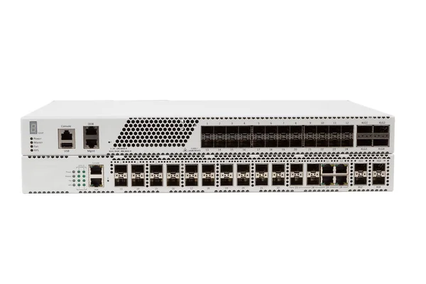 Gigabit Ethernet switch with SFP slot — Stock Photo, Image