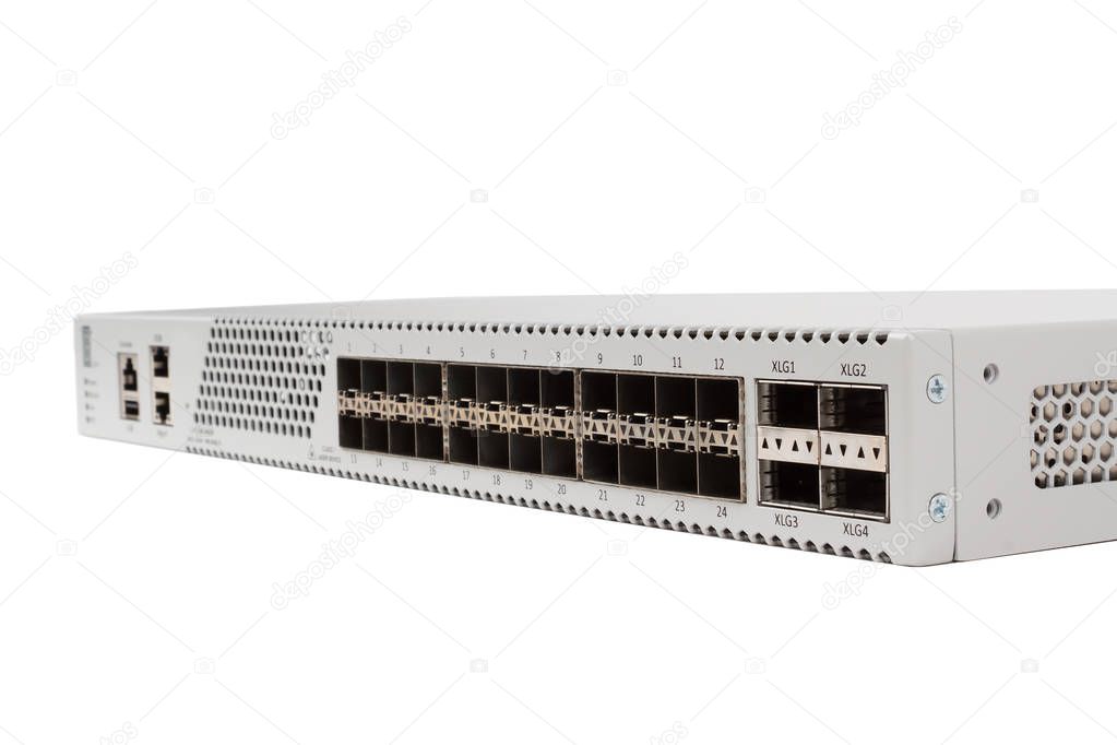Gigabit Ethernet switch with SFP slot
