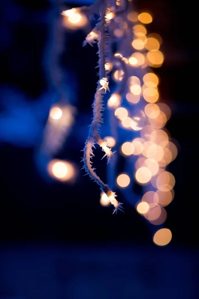Luci di Natale bokeh — Foto Stock
