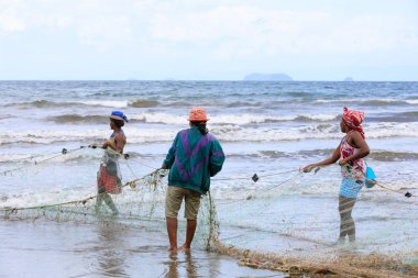 Yerel Madagaskarlı balıkçılar balıkçılık deniz, Madagaskar