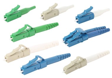 Lc fiber optik bağlayıcılar izole