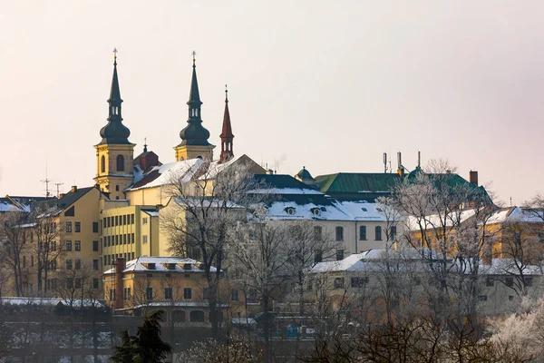 Panorama belediye binasının Jihlava, Çek Cumhuriyeti — Stok fotoğraf