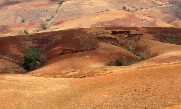 Highland landschap van het platteland van Madagaskar — Stockfoto