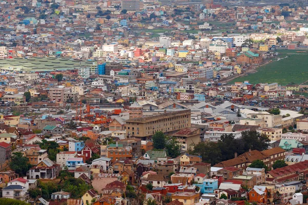 Paisaje urbano central de Antananarivo, Tana, capital de Madagascar — Foto de Stock