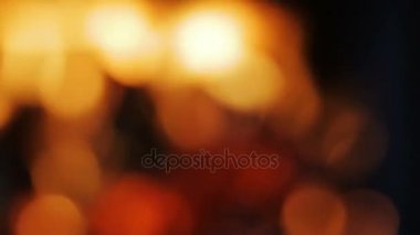 ufuk şömine bokeh etkisi ile