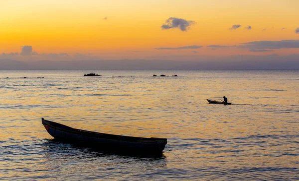 Bel tramonto sul mare, Madagascar — Foto Stock