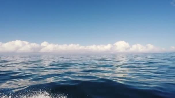 Idyllischer Blick auf den Indischen Ozean, Madagaskar — Stockvideo