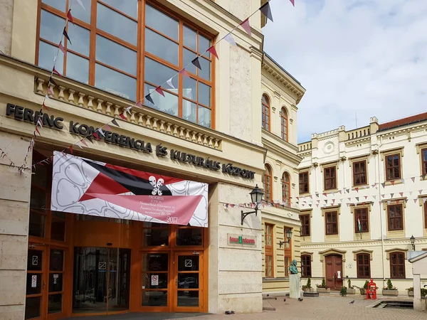 Tarihi bina merkezi Sopron içinde — Stok fotoğraf