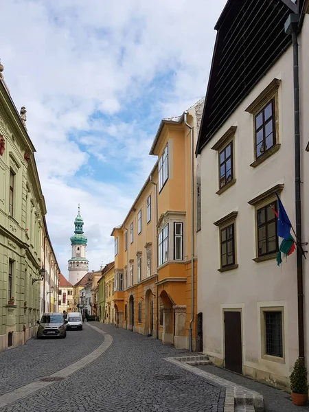 Edifício histórico no centro de Sopron — Fotografia de Stock