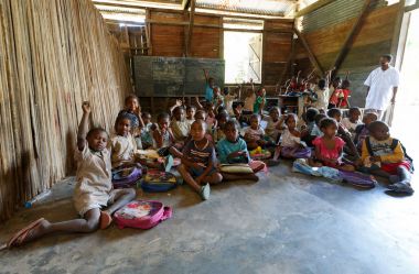 Madagaskar okul çocukları sınıfta, Madagaskar