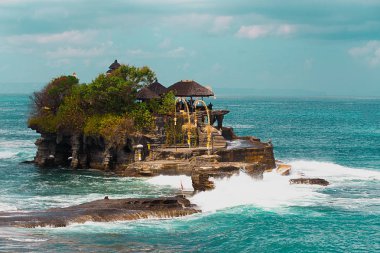 Bali Adası Endonezya 'daki Tanah Lot Tapınağı