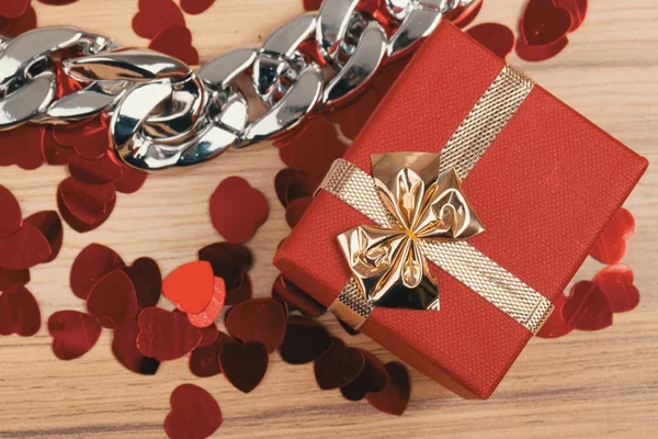 Valentine love gift box — Stock Photo, Image
