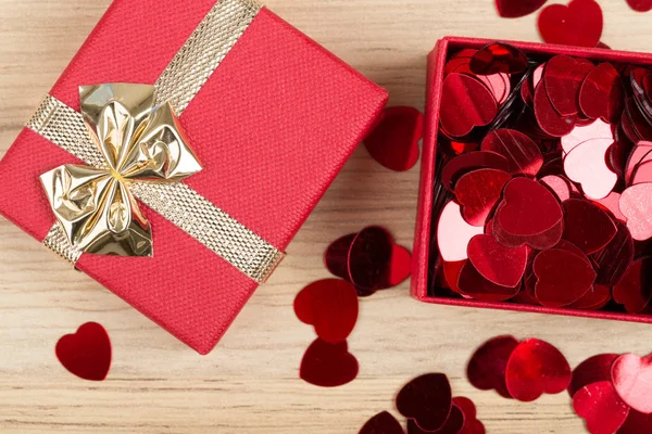 Valentine love gift box — Stock Photo, Image