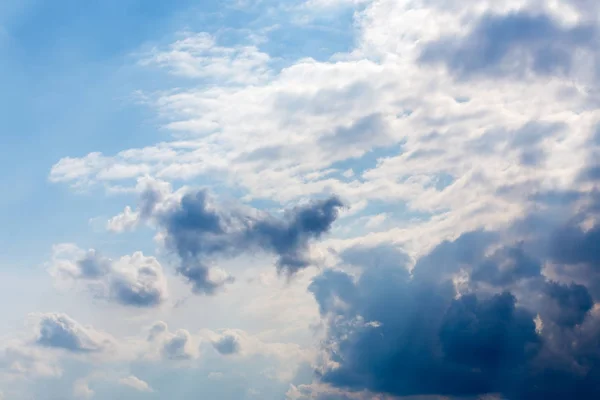 White clouds on blue sky background — Stock Photo, Image