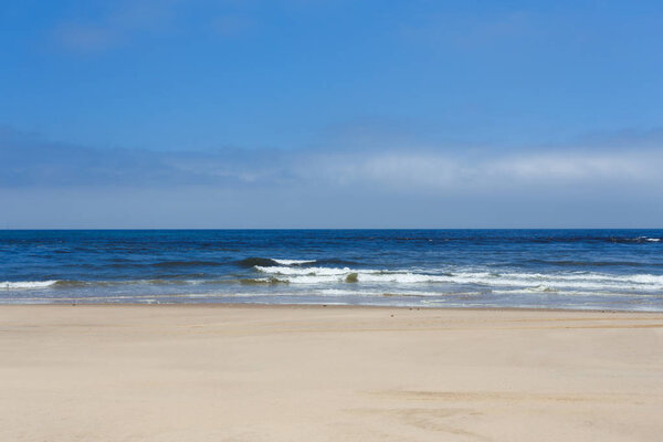 Atlantic ocean sandy beach