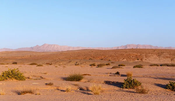 Намибия пустыня с голубым небом — стоковое фото